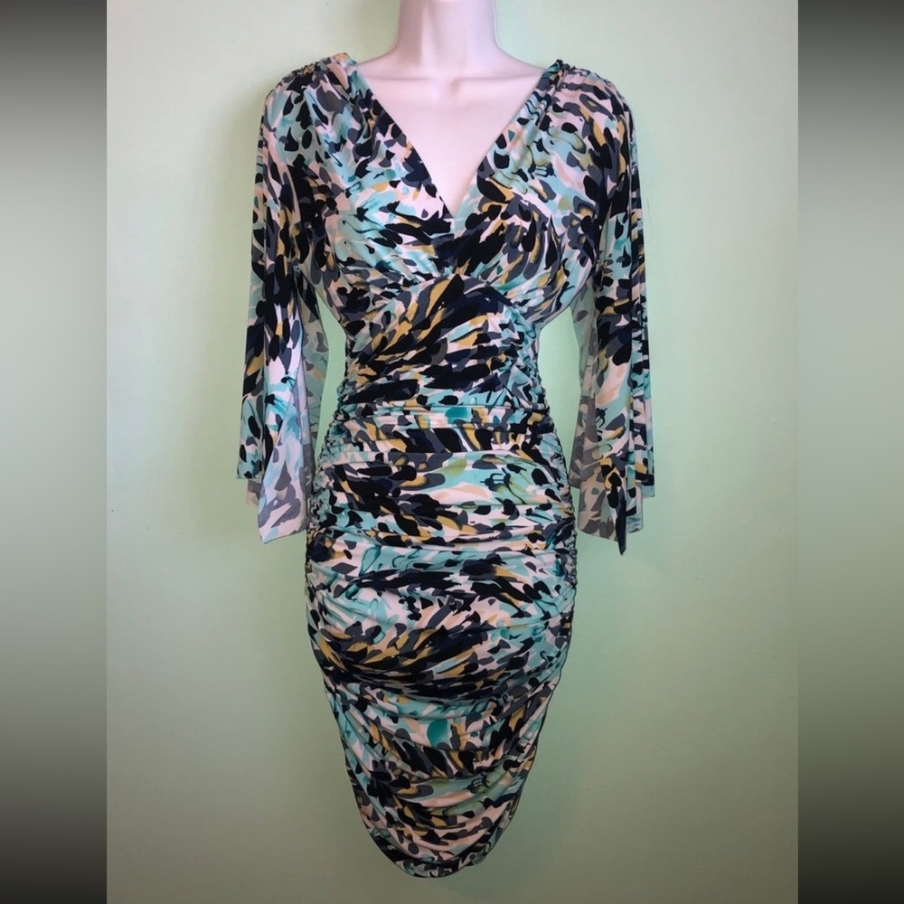 Sexy Unaluna Bodycon Ruched Dress Size Small